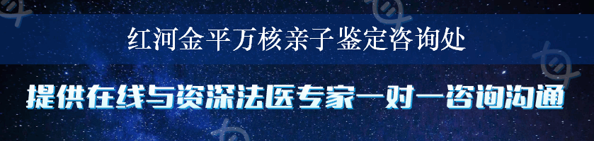 红河金平万核亲子鉴定咨询处